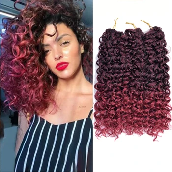 GoGo Curl Вязание крючком для волос 10 дюймов Ocean Wave Вязание крючком для волос Водная волна Синтетическое плетение волос Наращивание волос Кудрявые волосы крючком для женщин