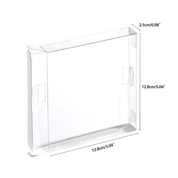  10 шт. Высококачественный прозрачный пластиковый коробочный протекторный чехол для картриджа PET для GameBoy Advance Color для G-B / G-B-C / G-B-A