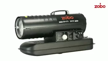 ZOBO 20 кВт высокоэффективные дизельные обогреватели дешевые гаражные пистолеты портативные на открытом воздухе керосин масляный принудительный воздушный обогреватель с CE
