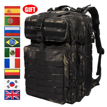 30L или 50L Армейский тактический рюкзак Мужчины Военная походная сумка На открытом воздухе 3P Штурмовой рюкзак Охотничий рюкзак Кемпинг Рыбалка Рюкзак