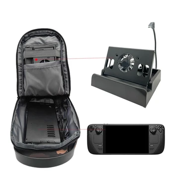  Дорожный багаж Ударопрочная защита Сумка для хранения Сумка для игровой консоли Steam Deck с противоугонной замком Сумка на молнии