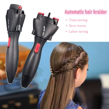  Электрическая косичка для волос Автоматические закручивание косичек Вязальное устройство Quick DIY Прическа Twist Machine Cabello HairStyling Tool