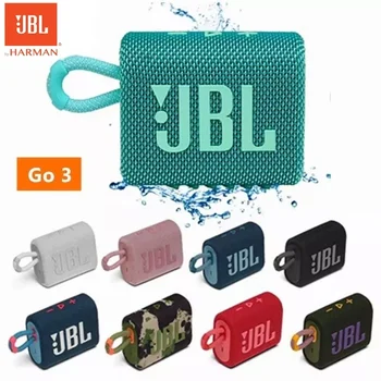 100% оригинальная JBL Go 3 Портативная Bluetooth-колонка Мощные басовые сабвуферы Мини-беспроводная колонка Динамик для вечеринок JBL GO3