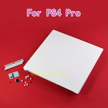 1 комплект Корпус с полным корпусом с этикетками Для консоли PS4 pro Корпус белого цвета Корпус дома с логотипом