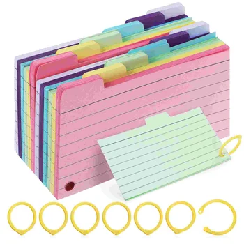 450 шт. Флэш-карты Блокнот Маленькие блокноты для заметок Принимая шесть цветов Мини для учебы студента