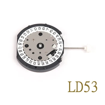 Новый механизм LD53 в Китае Механизм с шестью стрелками 3.6.9 малая секундная стрелка Детали часового механизма без батареек