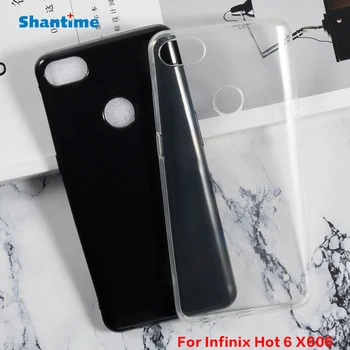 Для Infinix Hot 6 X606 Гель-пудинг Силиконовая задняя оболочка для телефона Infinix Hot 6 X606 Мягкий чехол из ТПУ