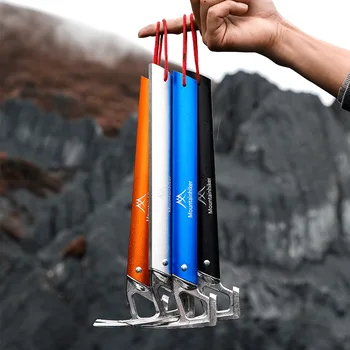  Гора Внешняя алюминиевая цветная ручка Молоток Молоток Молоток для ногтей Снаряжение для кемпинга Материковый Китай