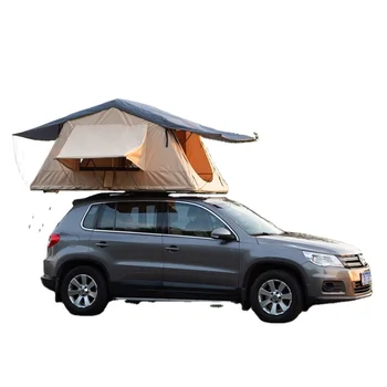 Простая настройка на открытом воздухе семейный автомобиль на крыше палатка кемпинг мягкая крыша