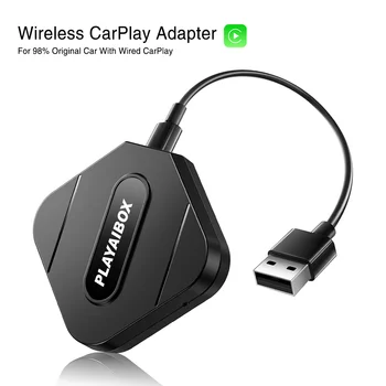 Беспроводной адаптер Carplay Apple Car Play Dongle Wireless USB для Mazda Mercedes Audi Porsche Volkswagen Volvo Ford Kia Toyota