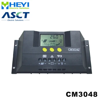 CM3048 Солнечный контроллер заряда и разряда 30 А 48 В ЖК-дисплей с регулируемым током и напряжением