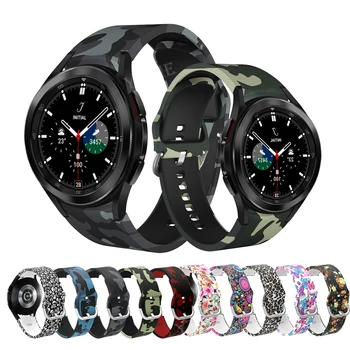 ремешок для Samsung Galaxy Watch 4 классические 46 мм 42 мм смарт-часы силиконовый спортивный браслет correa Galaxy Watch 4 5 44 мм 40 мм / профессиональный ремешок