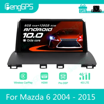 Для Mazda 6 2004 - 2015 Android Авто Радио Стерео Авто 2Din Мультимедийный плеер GPS Navi Unit Сенсорный дисплей