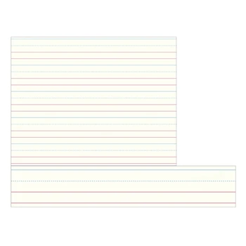 50 листов Стираемые полоски предложений, полоски предложений Картонные разлинованные полосы предложений для преподавания на доске в классе