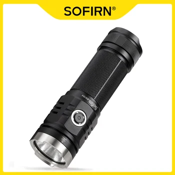 Sofirn SP33V3.0 3500lm Мощный светодиодный фонарик USB C Аккумуляторный фонарик 26650 Light XHP50.2 с индикатором питания