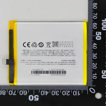 3100 мАч Аккумулятор для смартфона ForMeizu BA02 Phone Сменные батареи с инструментами для ремонта