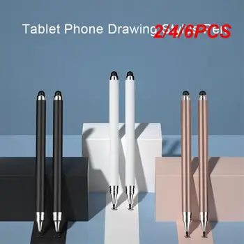 2 / 4 / 6 шт. в 1 Универсальный стилус Ручка Для Мобильного Планшета Для Ipad Планшет Для Рисования Емкостный Сенсорный Экран Карандаш Для Android