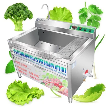  Полностью автоматическая пузырьковая машина для очистки овощей Вихретоковая машина для мойки фруктов