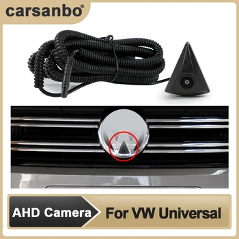 Автомобильная камера AHD переднего вида OEM HD ночного видения Рыбий глаз 150 ° Хромированная камера для универсальной системы контроля парковки Volkswagen
