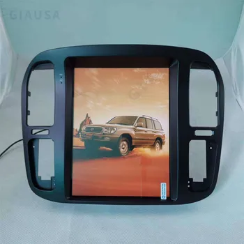 Carplay Android 12 Tesla Style для Lexus LX470 2002-2007 Авто Стерео Радио Мультимедийный Плеер GPS Навигация Авто Аудио Голова Un