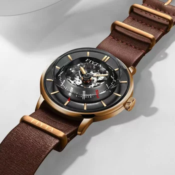 FIYTA Мужские автоматические механические наручные часы ограниченной серии Роскошные 45 мм 3D часы Miyota 8N24 Механизм Топ Бренд Часы