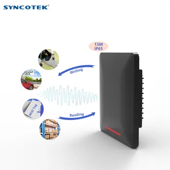 Syncotek 9 дБи IMPINJ E710 902 ~ 928 МГц IP67 15 м RS232 RS485 TCP/IP PoE UHF RFID Интегрированный считыватель со светодиодной лентой