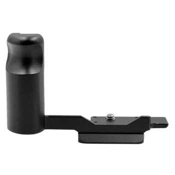 Пластина L-образного кронштейна для камеры Canon EOS M100 M200 Быстросъемная пластина Вертикальная съемка Держатель рукоятки Черный