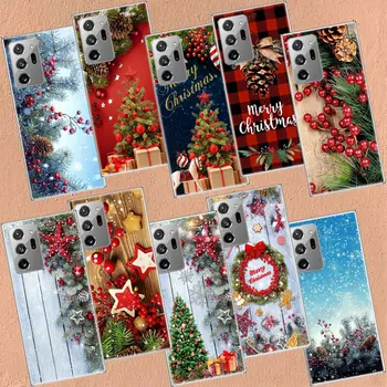 Рождественская подарочная коробка Рождественская елка Лось Чехол для телефона для Samsung Galaxy A04 A04S A14 A24 A34 A54 M11 M12 M21 M30S M31 M31S M51 M52 M