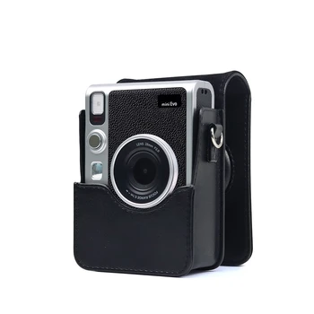  Ретро Мягкий мини-чехол для камеры Сумка Чехол из искусственной кожи с плечевым ремнем для Instax mini EVO Чехол для камеры