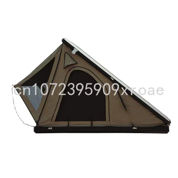 Быстро открывающаяся алюминиевая палатка на крыше для кемпинга с жесткой оболочкой на крыше для 2-3 человек