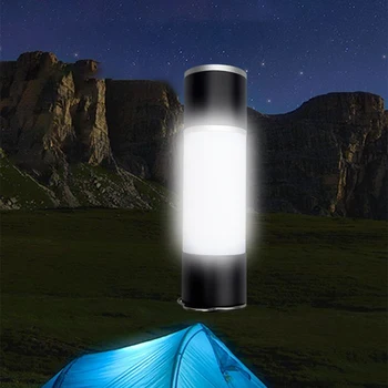 Открытый фонарик Светодиодный алюминиевый выдвижной фонарик с многофункциональным перезаряжаемым выдвижным фонариком Настольная лампа