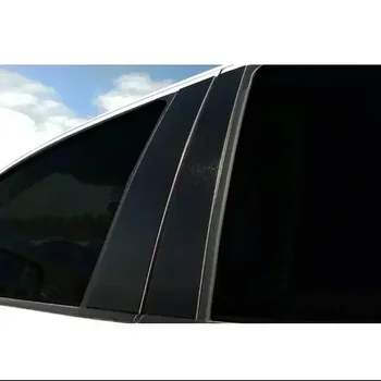 6 шт. Наружные декоративные наклейки на окна автомобиля для BMW 1-Series F20 2012-2019 Дверные стойки Отделка матовой черной крышки колонны BC