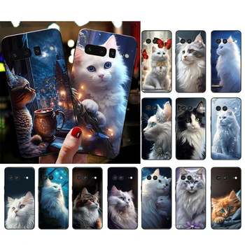 Чехол для телефона White Cat для Google Pixel 8 7 Pro 7A 7 6A 6 Pro 5A 4A 3A Pixel 4 XL Pixel 5 6 4 3 3A XL