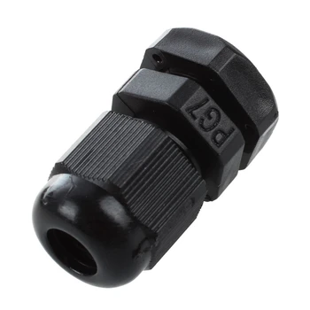 24 шт. PG7 Черный пластиковый водонепроницаемый кабельный ввод разъем 3-6,5 мм