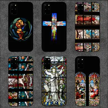Чехол для телефона Церкви молитвы Иисуса Девы Марии для Samsung Galaxy S10 S20 S21 Note10 20Plus Ultra Shell