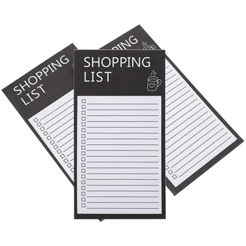 3 Книги списка покупок Блокнот для планирования Удобный планировщик списков покупок Блокнот Блокнот для списка покупок на холодильнике