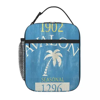 Пляжный значок Авалон Дебби Девитт Сумка для обеда Kawaii Сумка Симпатичная сумка для ланча Изолированная коробка для ланча
