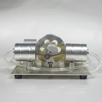 Генератор парового двигателя с двигателем / радио / светодиодным освещением Набор Научный эксперимент Игрушка Внешний двигатель внутреннего сгорания Игрушечные подарки