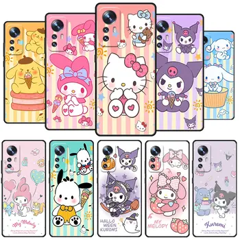 My Melody Kuromi Hello Kitty Чехол для Xiaomi Mi Poco X3 X4 NFC M3 Mi 11 11T 10 T 9T 12 9 10T Lite Силиконовый чехол для телефона