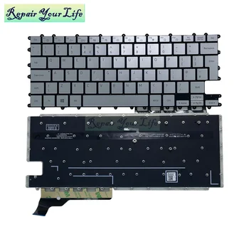 Великобритания Корейская немецкая клавиатура с подсветкой для Samsung Galaxy Book NP930QCG NT930QCG, NP 930QCG, NT 930QCG K01 K02 BA59-04427B NSK-87ABN