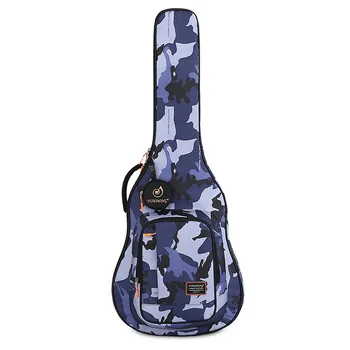 40/41-дюймовая сумка для гитары 14 мм губчатая подушка двойные ремни 600D водонепроницаемый оксфордская ткань камуфляж гитара мягкий чехол рюкзак