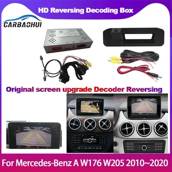 Для интерфейса Mercedes-Benz A W176 W205 2010~2015 2016~2020 Adapte Screen Display Improve Backup Front Rear View Camera Decoder