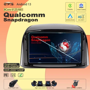 Android 13 Qualcomm для Renault Koleos 2008-2016 Мультимедийная навигация Авто Радио Плеер Авто GPS No 2din QLED Экран Видеорегистратор 5G
