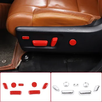 хромированная ручка переключателя регулировки салона сиденья кнопка управления крышка отделки отделки украшения молдинг стиль для Toyota Tundra 2014-2020 ABS