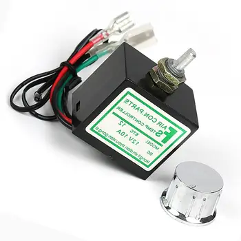  Переключатель термостата автомобильного кондиционера Регулируемый контроль температуры Переключатель электронного контроллера Модифицированные детали Автомобильные аксессуары
