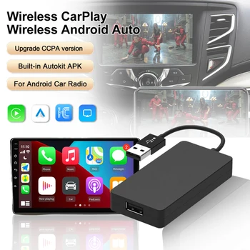 USB Проводной/Беспроводной CarPlay Донгл Проводной/Беспроводной Android Auto AI Box Mirrorlink BT Auto Connect Для Android Авто Радио