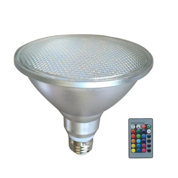 PAR38 20 Вт RGB-изменение цвета Прожектор-пульт дистанционного управления Настроение Освещение окружающей среды Красочные светодиодные лампочки С регулируемой яркостью для дома