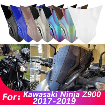 Cafe Racer Аксессуары для мотоциклов Лобовое стекло мотоцикла Windscree Wind Deflector для Kawasaki Z-900 / Z 900 / Z900 2017 2018 2019