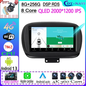 Android 13 Авто Радио Мультимедиа Видеоплеер Навигация Стерео GPS Для Fiat Peron 9 2009 Идея 2011-2014 5G WIFI 4G BT Головное устройство