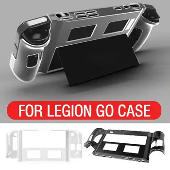  для портативного защитного чехла Lenovo Legion GO Игровые консоли Прозрачный пылезащитный чехол из ТПУ с подставкой Аксессуары
